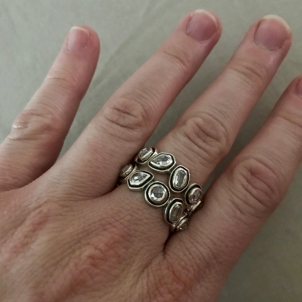 2 Silpada Brilliance Rings
